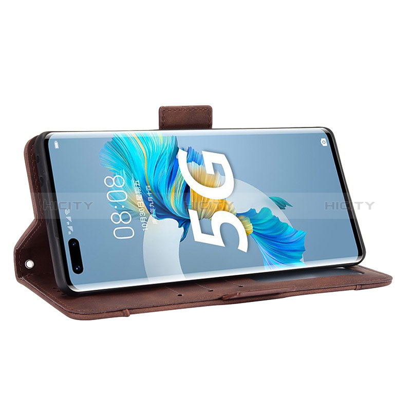 Handytasche Stand Schutzhülle Flip Leder Hülle BY2 für Huawei Mate 40 Pro+ Plus