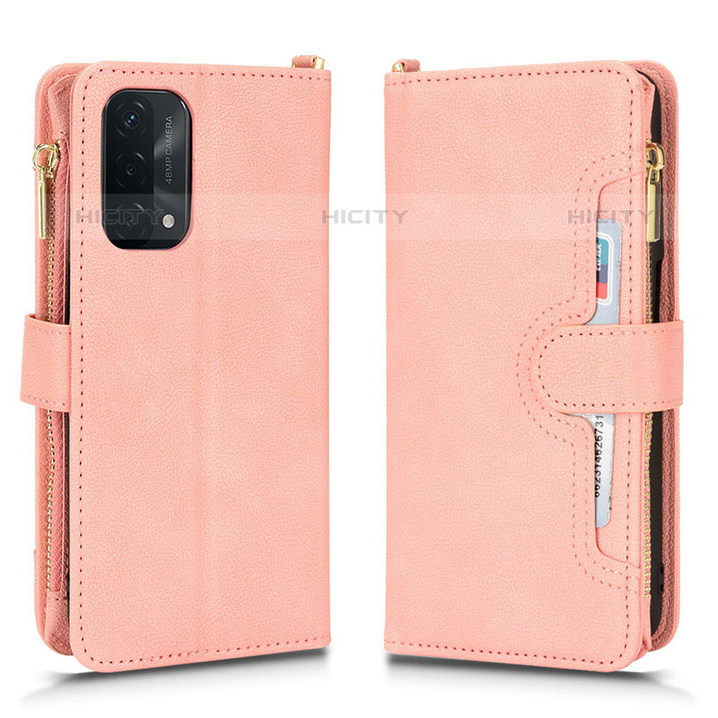 Handytasche Stand Schutzhülle Flip Leder Hülle BY2 für OnePlus Nord N200 5G Rosegold