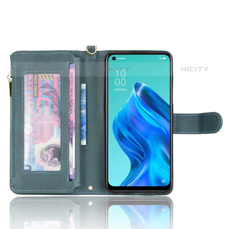 Handytasche Stand Schutzhülle Flip Leder Hülle BY2 für Oppo Reno5 A groß