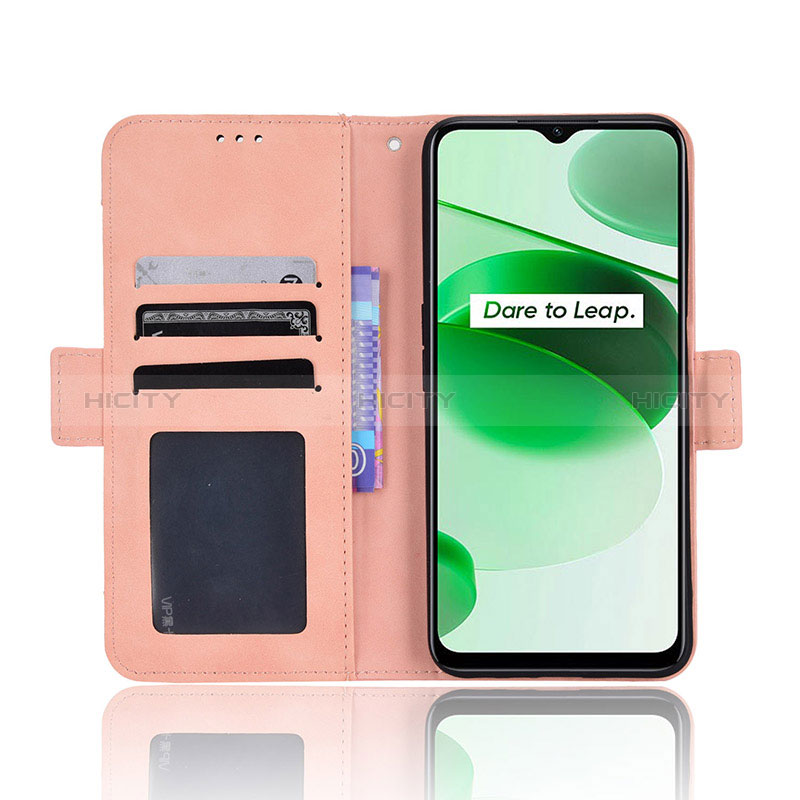 Handytasche Stand Schutzhülle Flip Leder Hülle BY2 für Realme C35 groß