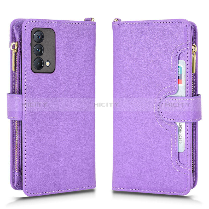 Handytasche Stand Schutzhülle Flip Leder Hülle BY2 für Realme GT Master 5G Violett Plus