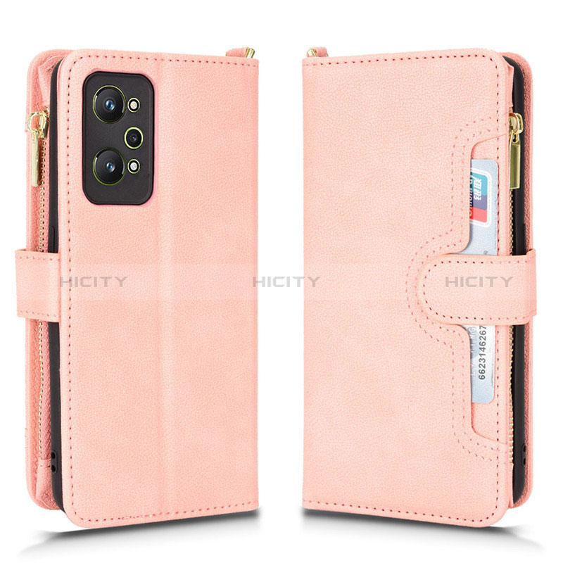 Handytasche Stand Schutzhülle Flip Leder Hülle BY2 für Realme GT Neo2 5G Rosegold Plus