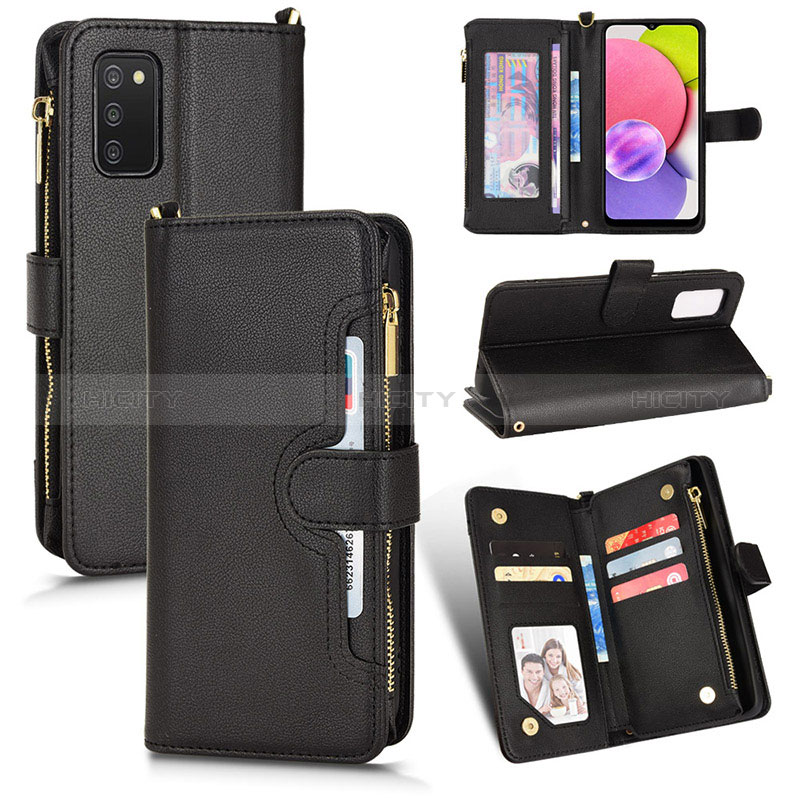 Handytasche Stand Schutzhülle Flip Leder Hülle BY2 für Samsung Galaxy A02s