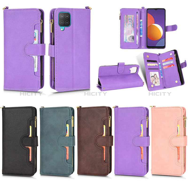 Handytasche Stand Schutzhülle Flip Leder Hülle BY2 für Samsung Galaxy A12