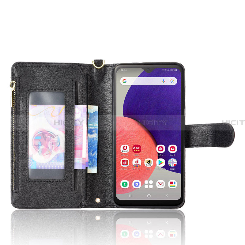 Handytasche Stand Schutzhülle Flip Leder Hülle BY2 für Samsung Galaxy A22 5G SC-56B