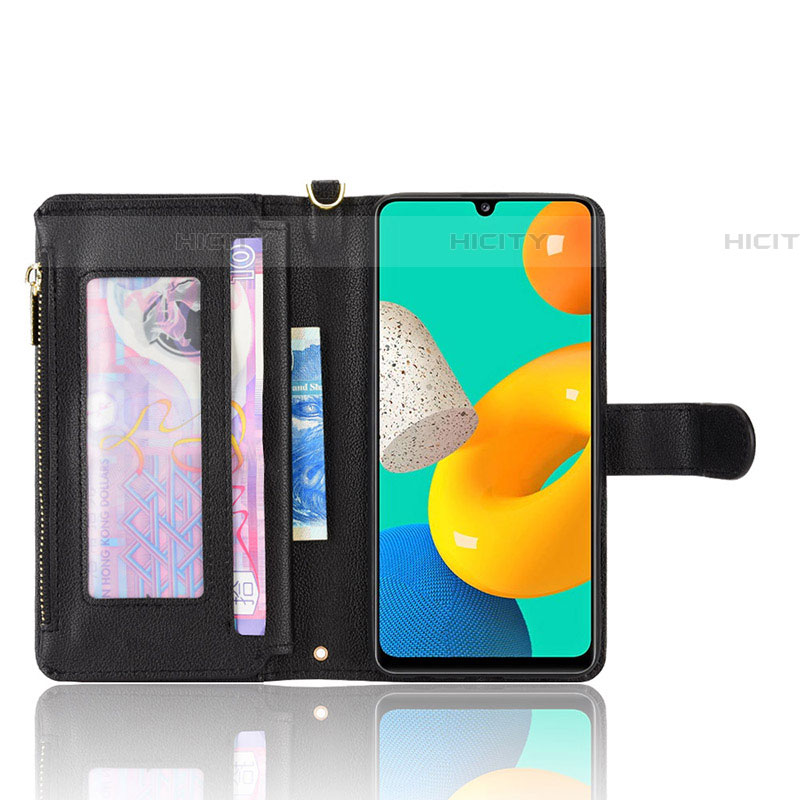 Handytasche Stand Schutzhülle Flip Leder Hülle BY2 für Samsung Galaxy F22 4G groß