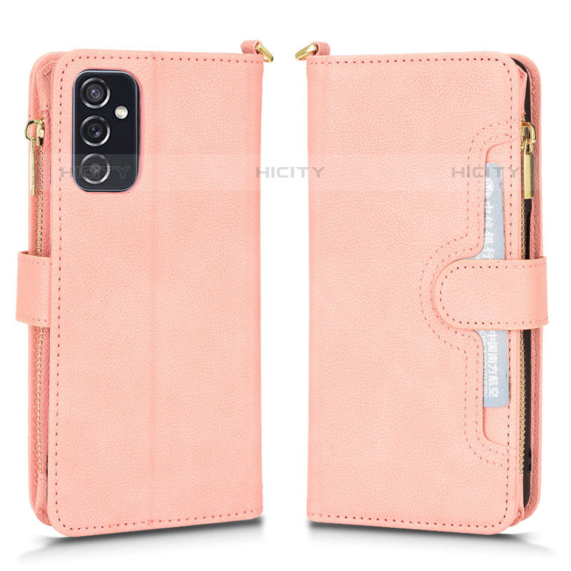 Handytasche Stand Schutzhülle Flip Leder Hülle BY2 für Samsung Galaxy M52 5G Rosegold