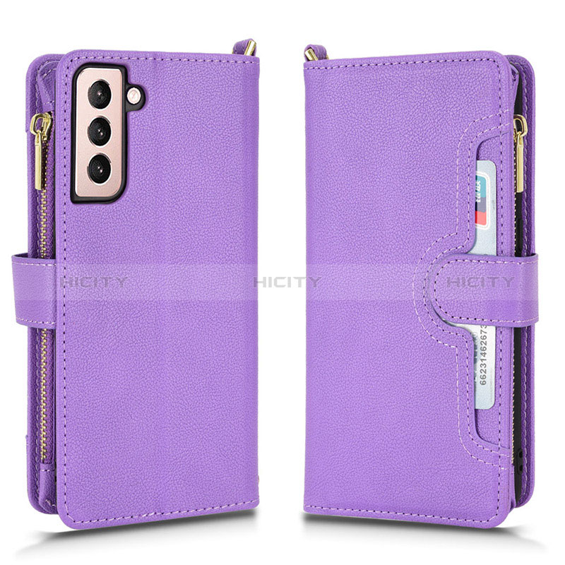 Handytasche Stand Schutzhülle Flip Leder Hülle BY2 für Samsung Galaxy S23 Plus 5G Violett