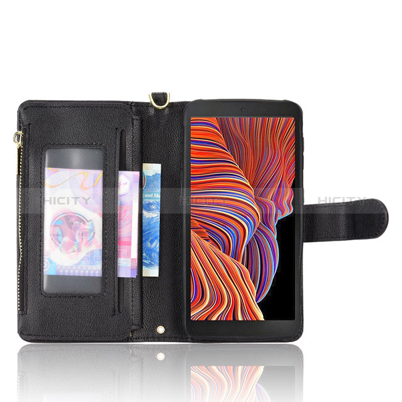 Handytasche Stand Schutzhülle Flip Leder Hülle BY2 für Samsung Galaxy XCover 5 SM-G525F