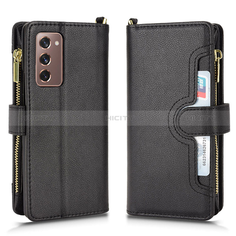 Handytasche Stand Schutzhülle Flip Leder Hülle BY2 für Samsung Galaxy Z Fold2 5G