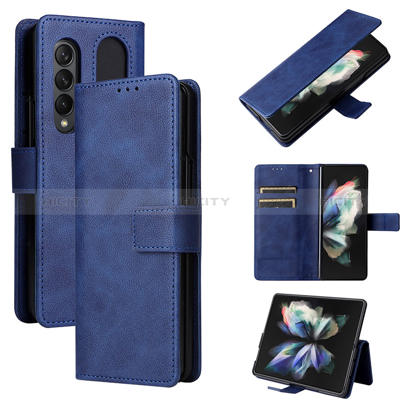 Handytasche Stand Schutzhülle Flip Leder Hülle BY2 für Samsung Galaxy Z Fold3 5G