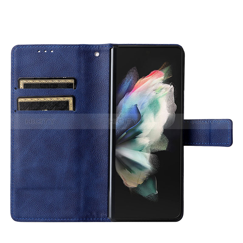 Handytasche Stand Schutzhülle Flip Leder Hülle BY2 für Samsung Galaxy Z Fold3 5G