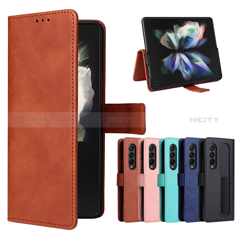 Handytasche Stand Schutzhülle Flip Leder Hülle BY2 für Samsung Galaxy Z Fold3 5G