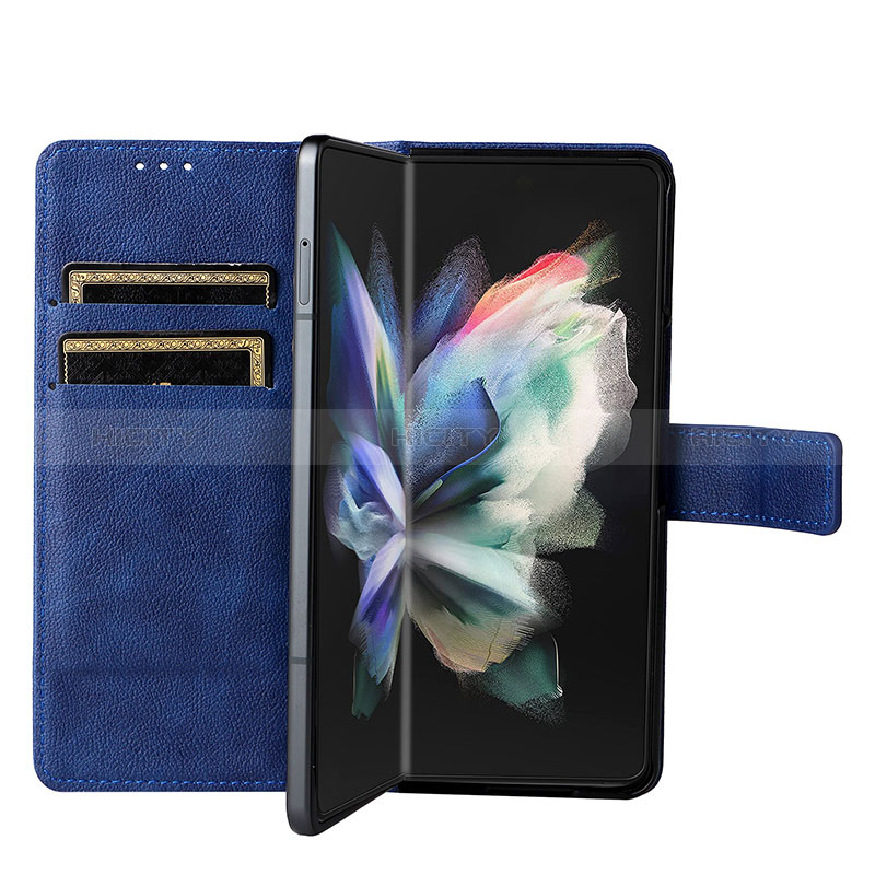 Handytasche Stand Schutzhülle Flip Leder Hülle BY2 für Samsung Galaxy Z Fold3 5G