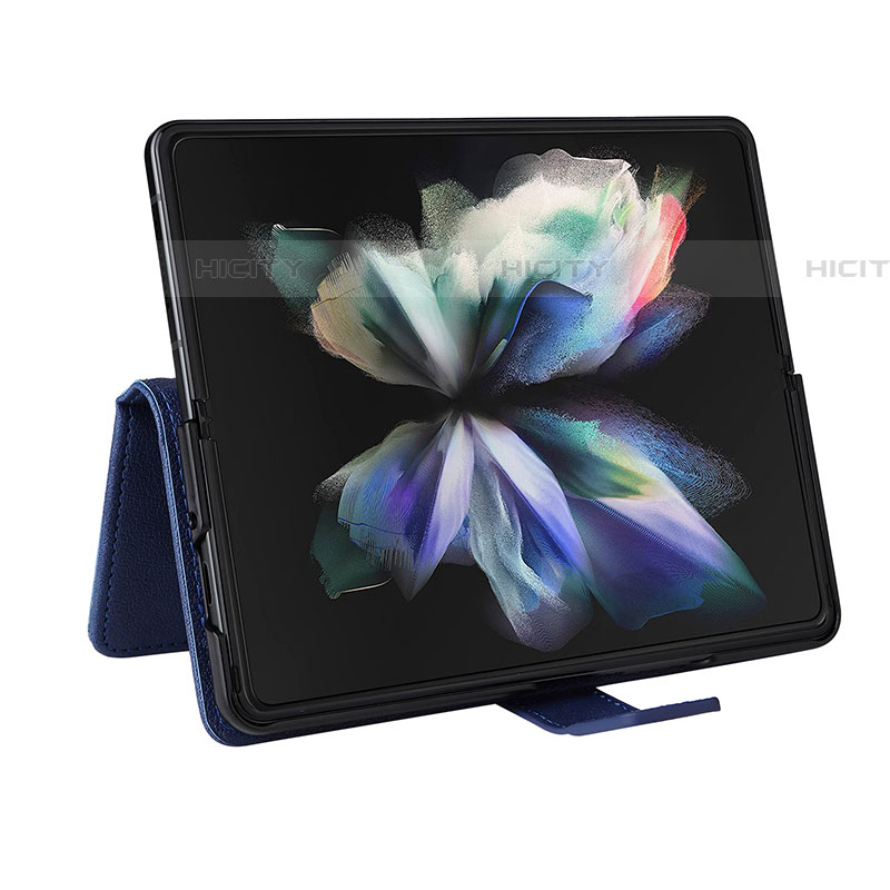 Handytasche Stand Schutzhülle Flip Leder Hülle BY2 für Samsung Galaxy Z Fold4 5G groß