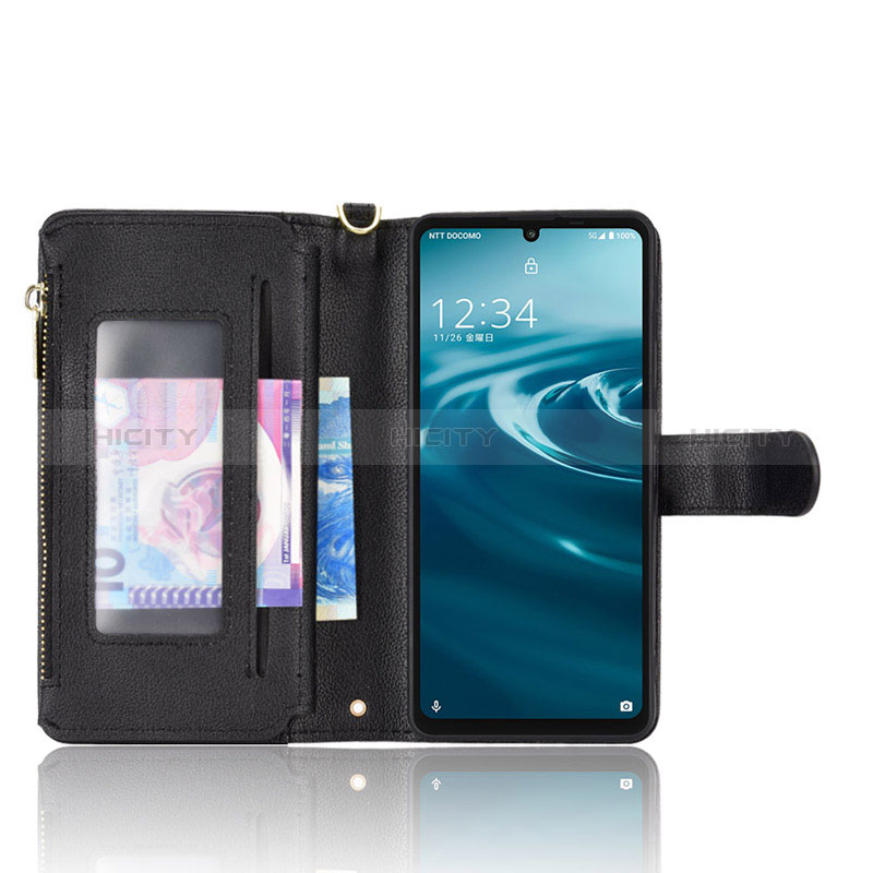 Handytasche Stand Schutzhülle Flip Leder Hülle BY2 für Sharp Aquos Sense6 groß