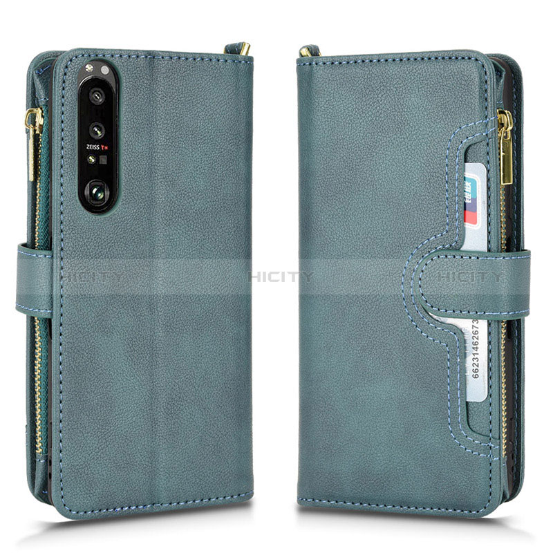 Handytasche Stand Schutzhülle Flip Leder Hülle BY2 für Sony Xperia 1 III