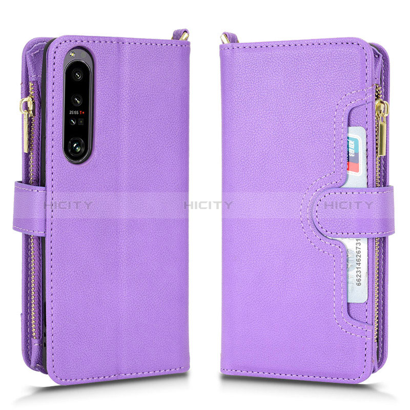 Handytasche Stand Schutzhülle Flip Leder Hülle BY2 für Sony Xperia 1 IV SO-51C groß