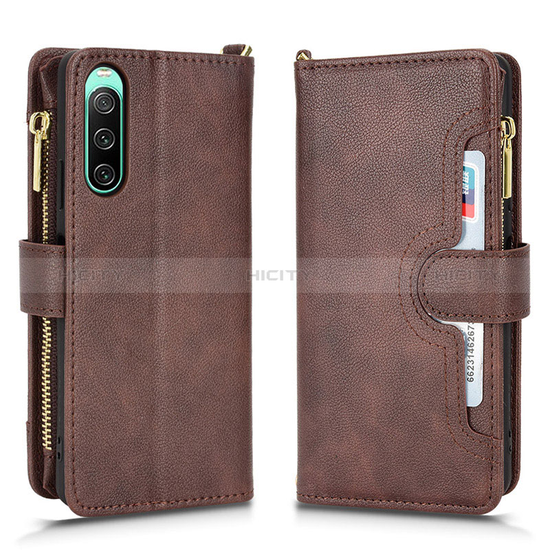 Handytasche Stand Schutzhülle Flip Leder Hülle BY2 für Sony Xperia 10 IV SO-52C