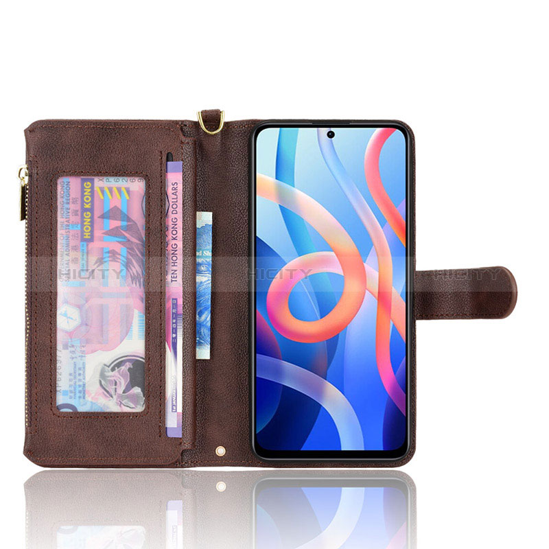 Handytasche Stand Schutzhülle Flip Leder Hülle BY2 für Xiaomi Poco M4 Pro 5G groß