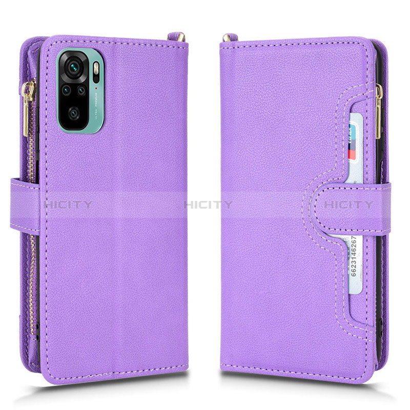 Handytasche Stand Schutzhülle Flip Leder Hülle BY2 für Xiaomi Poco M5S Violett Plus