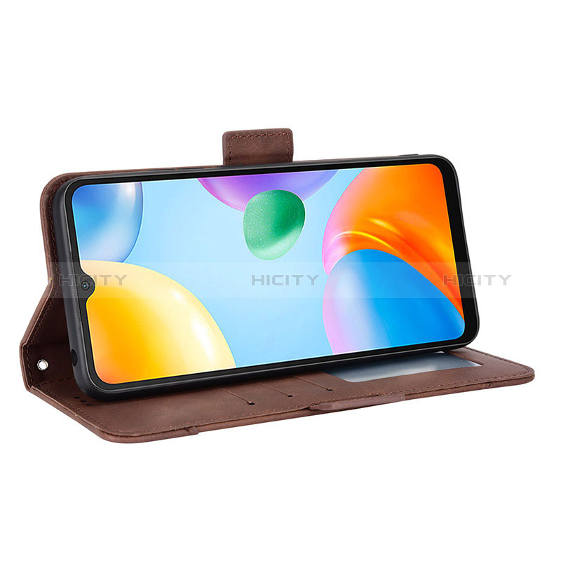 Handytasche Stand Schutzhülle Flip Leder Hülle BY2 für Xiaomi Redmi 10 India groß