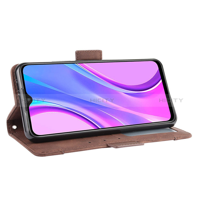 Handytasche Stand Schutzhülle Flip Leder Hülle BY2 für Xiaomi Redmi 9 Prime India