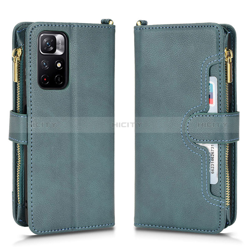 Handytasche Stand Schutzhülle Flip Leder Hülle BY2 für Xiaomi Redmi Note 11 5G Grün