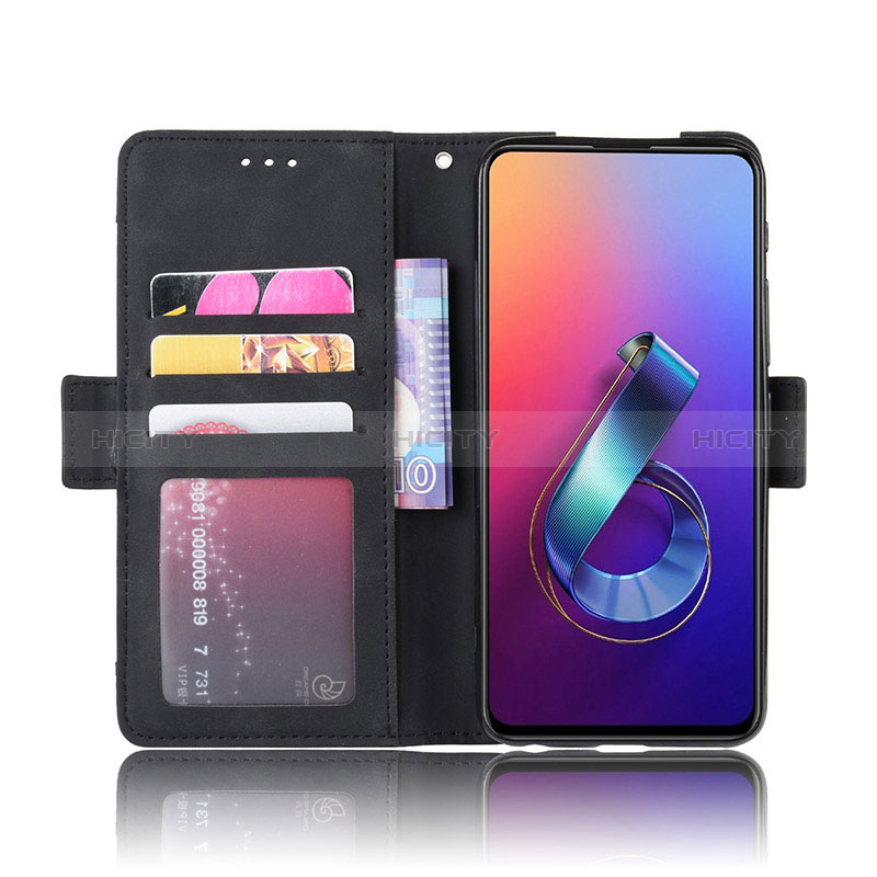 Handytasche Stand Schutzhülle Flip Leder Hülle BY3 für Asus Zenfone 6 ZS630KL