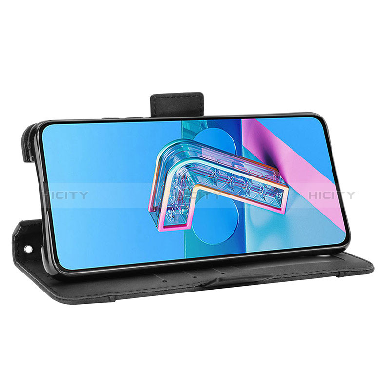 Handytasche Stand Schutzhülle Flip Leder Hülle BY3 für Asus Zenfone 7 Pro ZS671KS groß