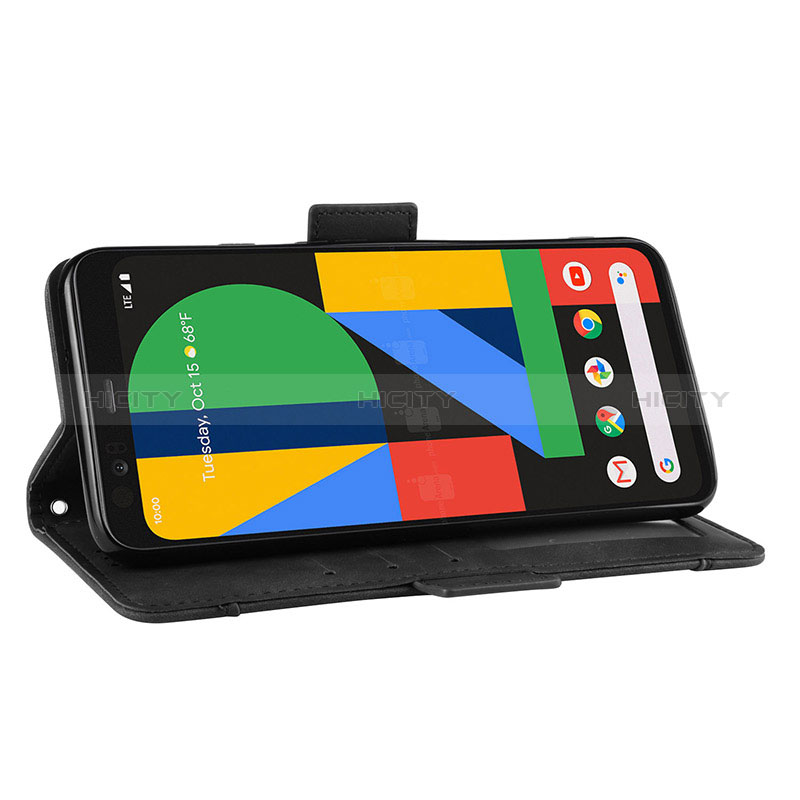 Handytasche Stand Schutzhülle Flip Leder Hülle BY3 für Google Pixel 4 groß