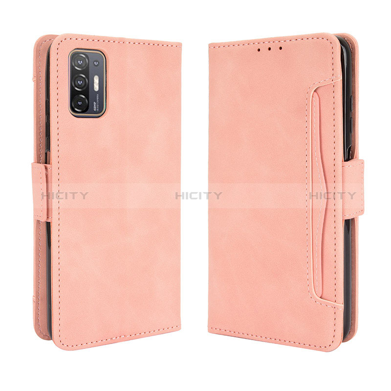 Handytasche Stand Schutzhülle Flip Leder Hülle BY3 für HTC Desire 21 Pro 5G Rosa