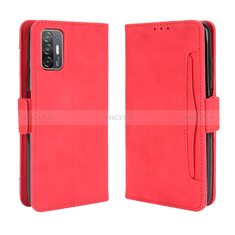 Handytasche Stand Schutzhülle Flip Leder Hülle BY3 für HTC Desire 21 Pro 5G Rot Plus