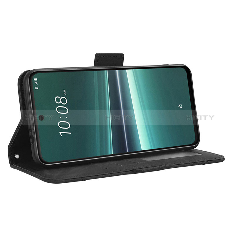 Handytasche Stand Schutzhülle Flip Leder Hülle BY3 für HTC U23 5G groß