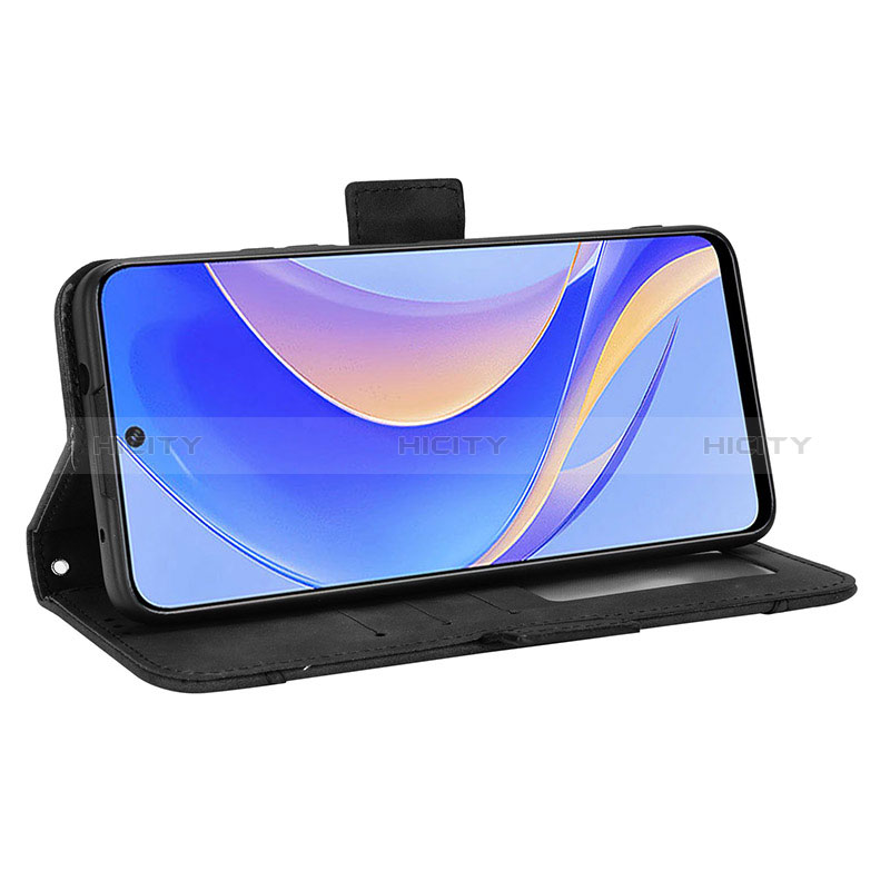 Handytasche Stand Schutzhülle Flip Leder Hülle BY3 für Huawei Enjoy 50 Pro groß