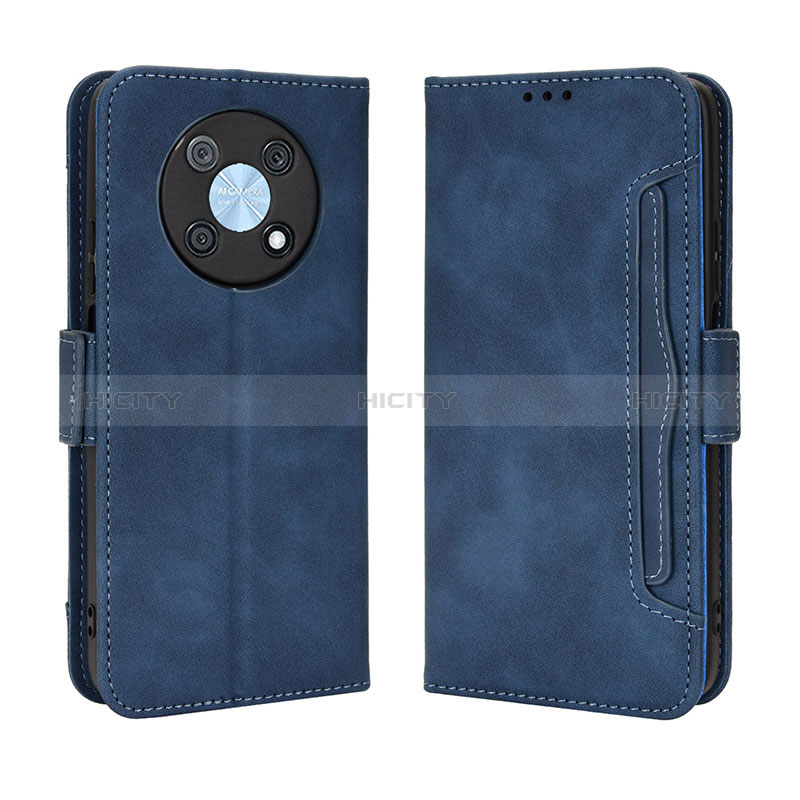 Handytasche Stand Schutzhülle Flip Leder Hülle BY3 für Huawei Enjoy 50 Pro Blau