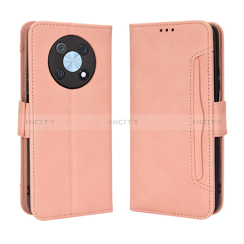 Handytasche Stand Schutzhülle Flip Leder Hülle BY3 für Huawei Enjoy 50 Pro Rosa Plus