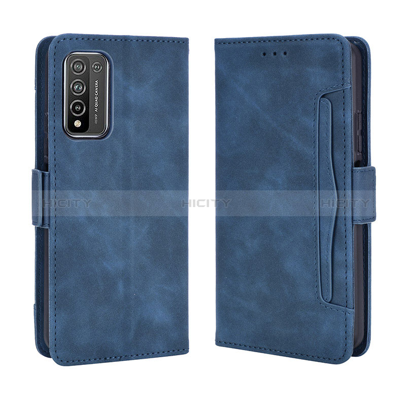 Handytasche Stand Schutzhülle Flip Leder Hülle BY3 für Huawei Honor 10X Lite Blau Plus