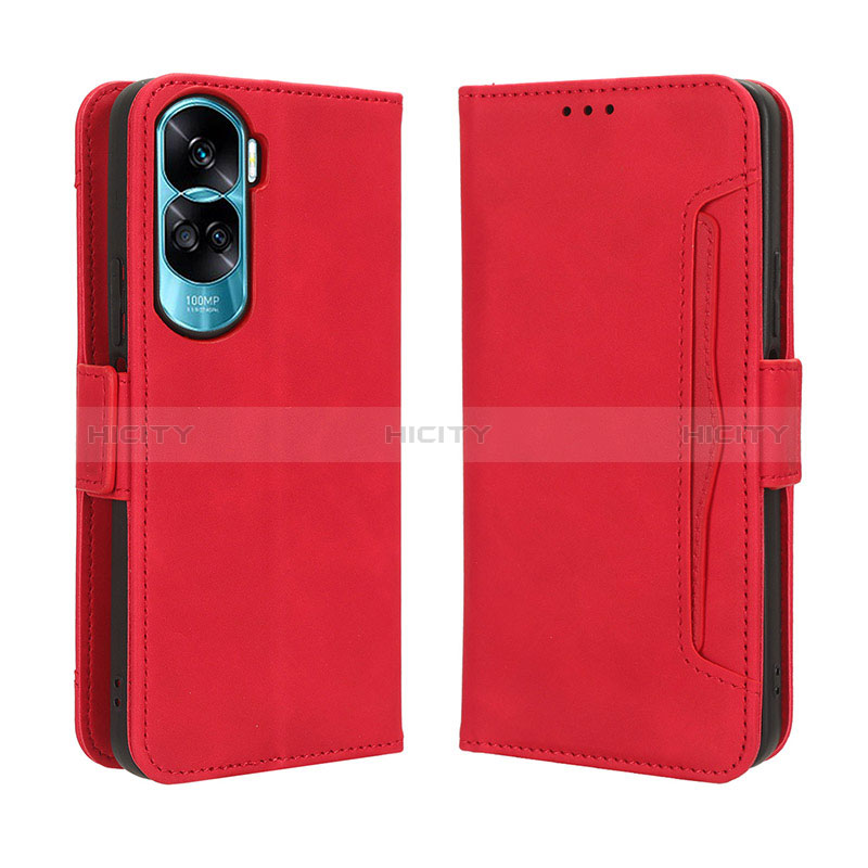 Handytasche Stand Schutzhülle Flip Leder Hülle BY3 für Huawei Honor 90 Lite 5G Rot