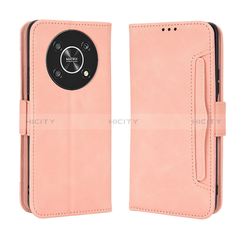 Handytasche Stand Schutzhülle Flip Leder Hülle BY3 für Huawei Honor Magic4 Lite 5G Rosa