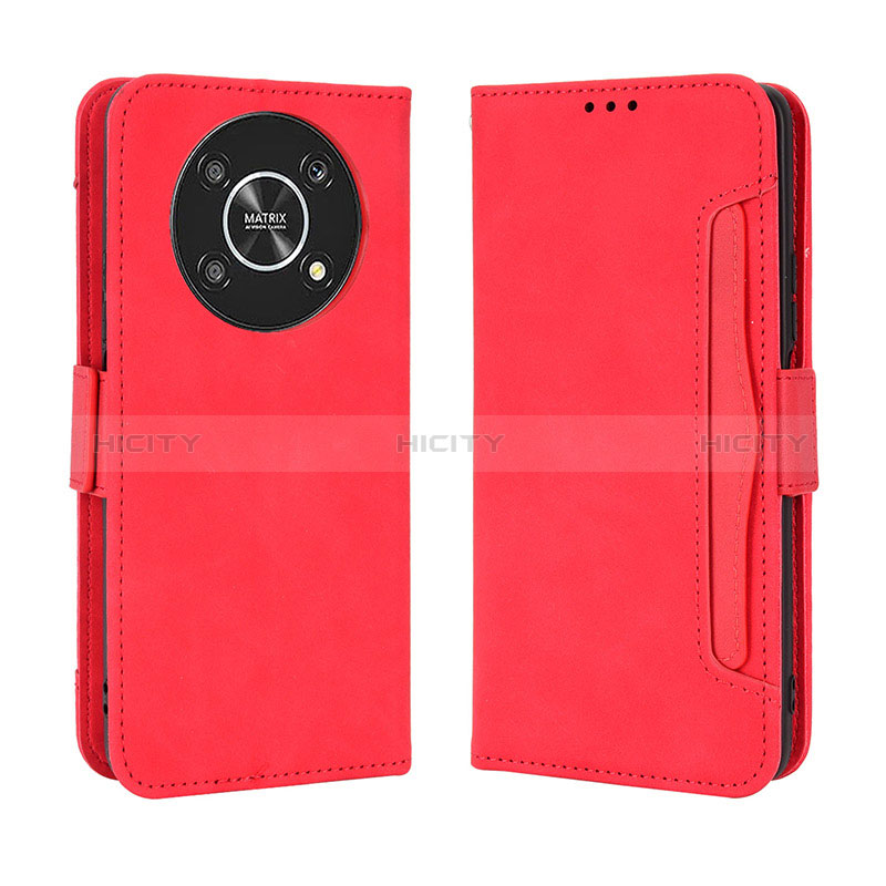 Handytasche Stand Schutzhülle Flip Leder Hülle BY3 für Huawei Honor Magic4 Lite 5G Rot