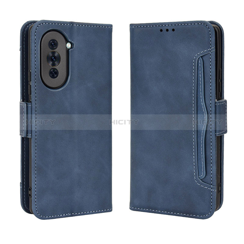 Handytasche Stand Schutzhülle Flip Leder Hülle BY3 für Huawei Nova 10 Blau