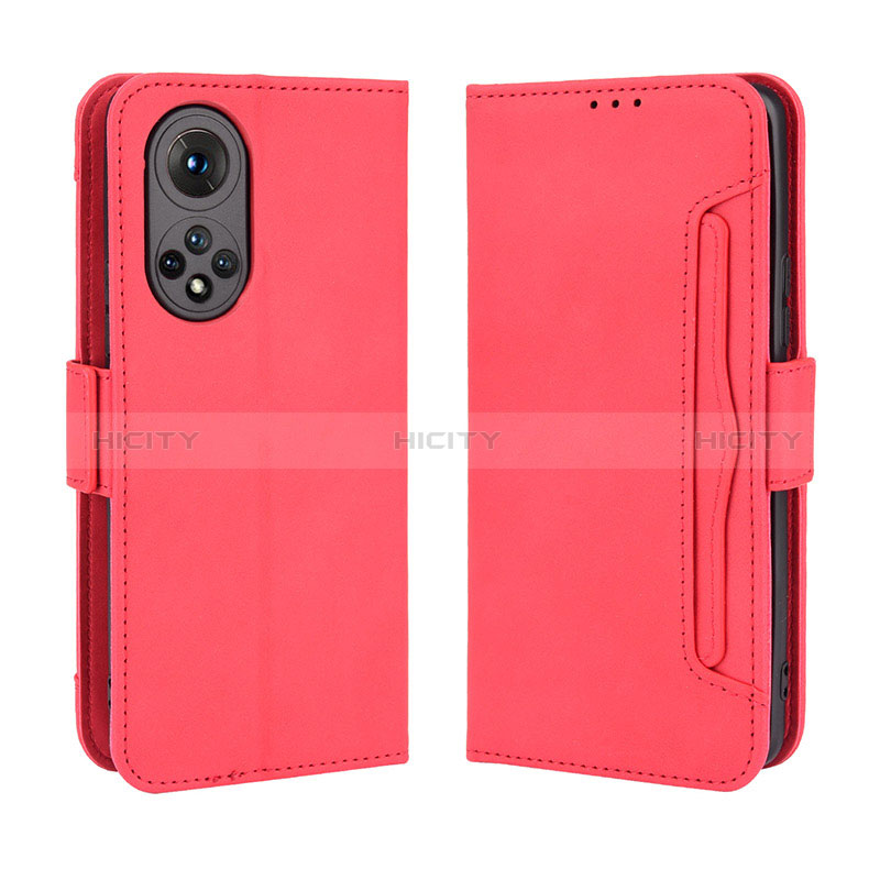 Handytasche Stand Schutzhülle Flip Leder Hülle BY3 für Huawei Nova 9 Rot Plus