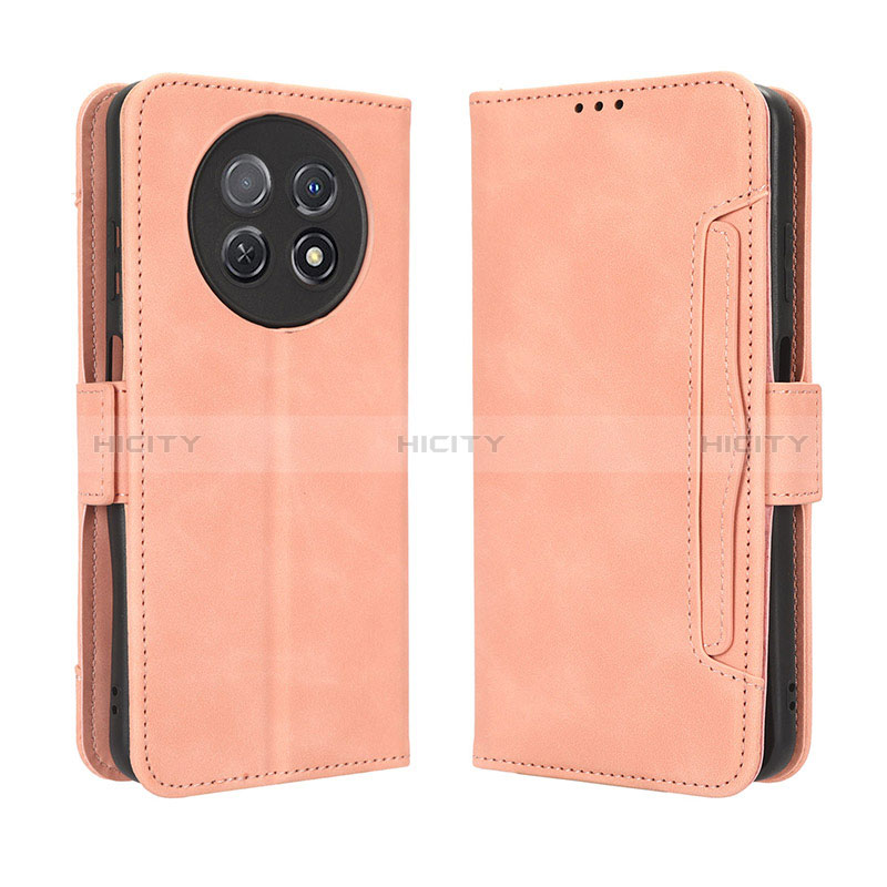 Handytasche Stand Schutzhülle Flip Leder Hülle BY3 für Huawei Nova Y91 Rosa