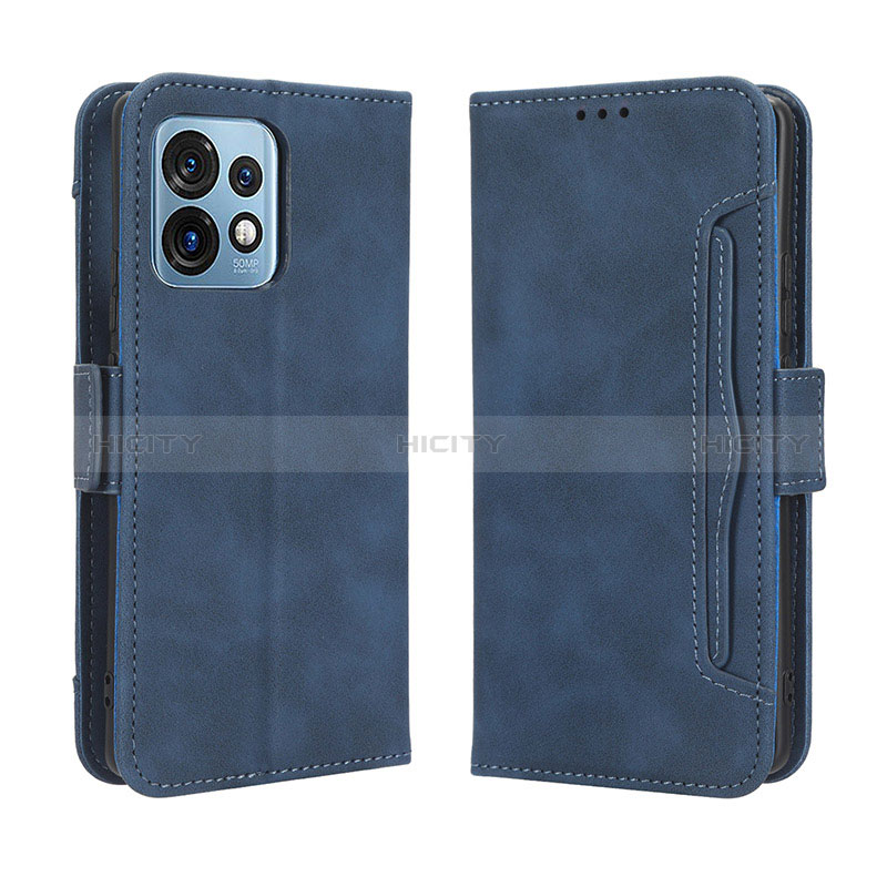 Handytasche Stand Schutzhülle Flip Leder Hülle BY3 für Motorola Moto Edge Plus (2023) 5G Blau