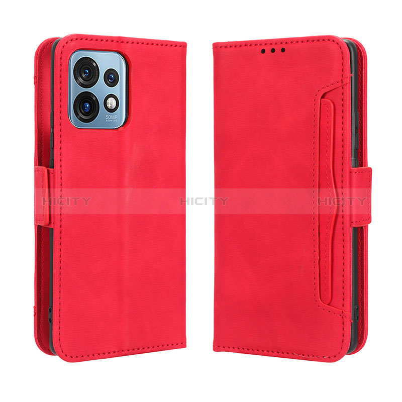 Handytasche Stand Schutzhülle Flip Leder Hülle BY3 für Motorola Moto Edge Plus (2023) 5G Rot