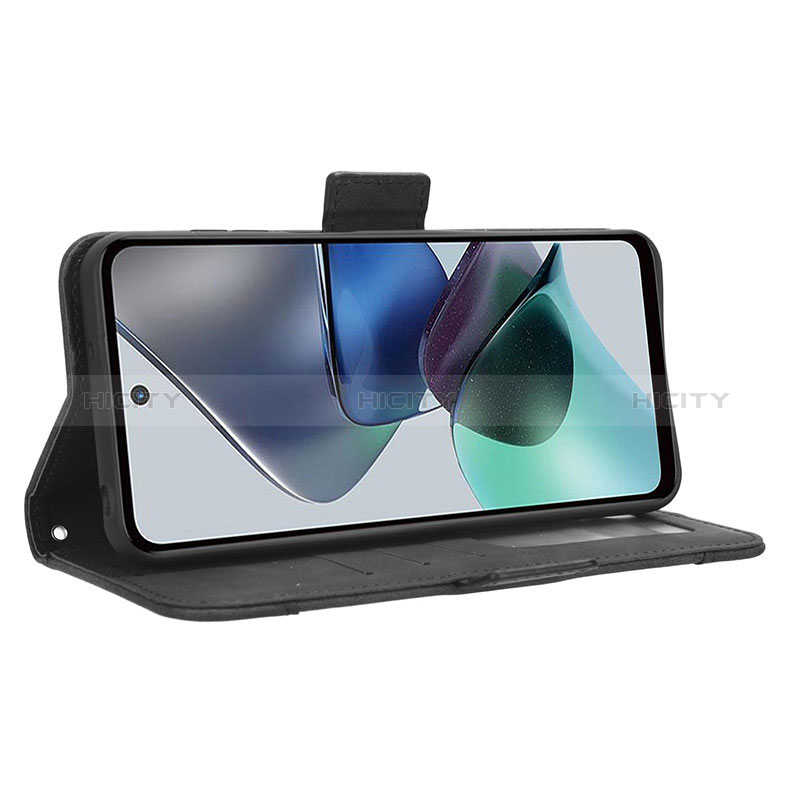 Handytasche Stand Schutzhülle Flip Leder Hülle BY3 für Motorola Moto G23 groß