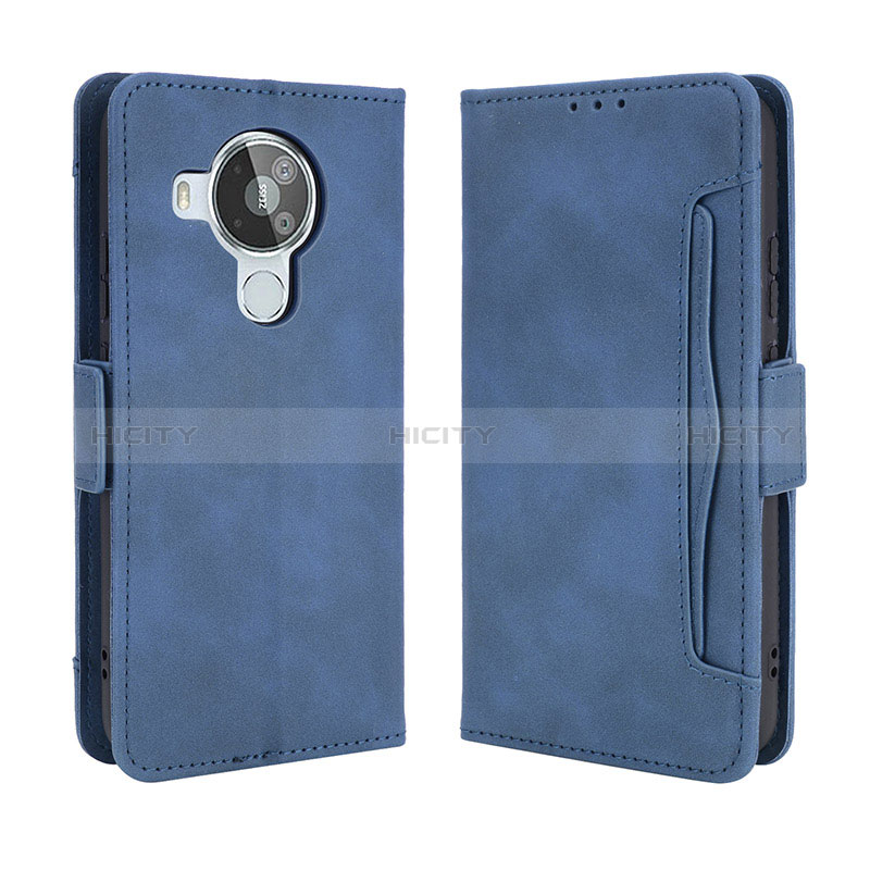 Handytasche Stand Schutzhülle Flip Leder Hülle BY3 für Nokia 7.3 Blau Plus