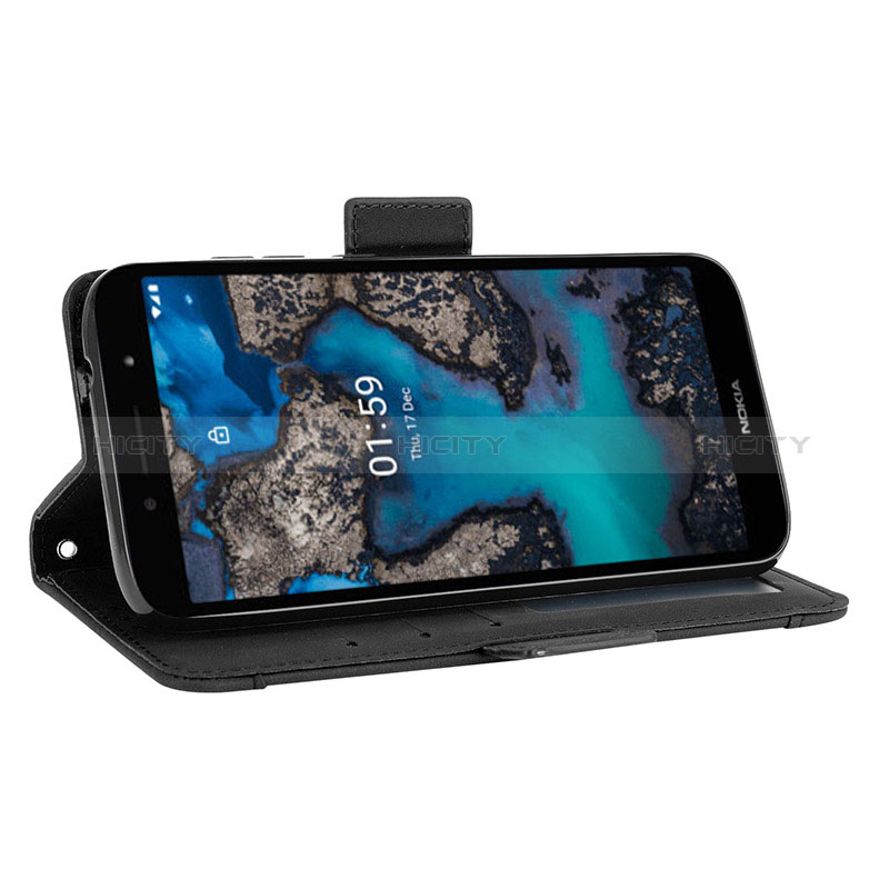 Handytasche Stand Schutzhülle Flip Leder Hülle BY3 für Nokia C01 Plus groß