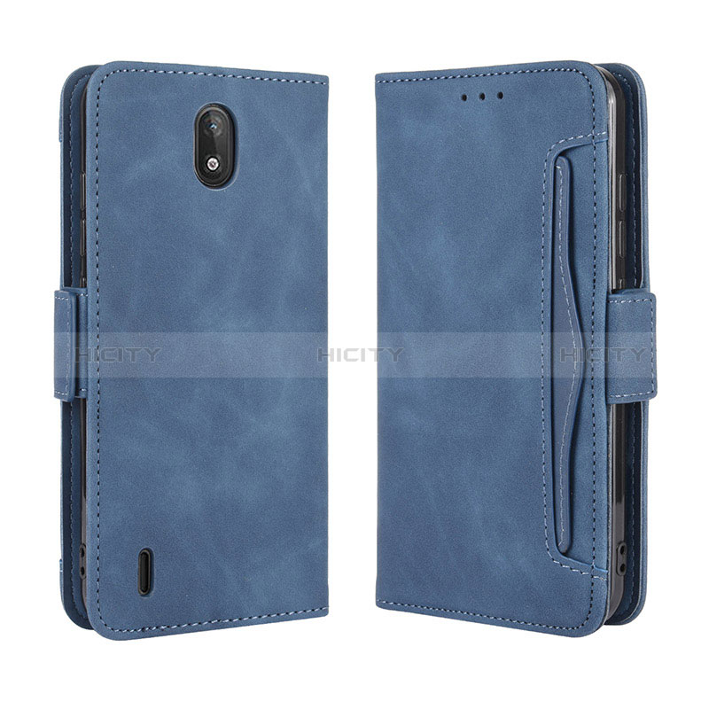 Handytasche Stand Schutzhülle Flip Leder Hülle BY3 für Nokia C2 Blau